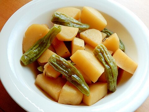 お袋の味❤ししとう＆じゃが芋の煮物♪